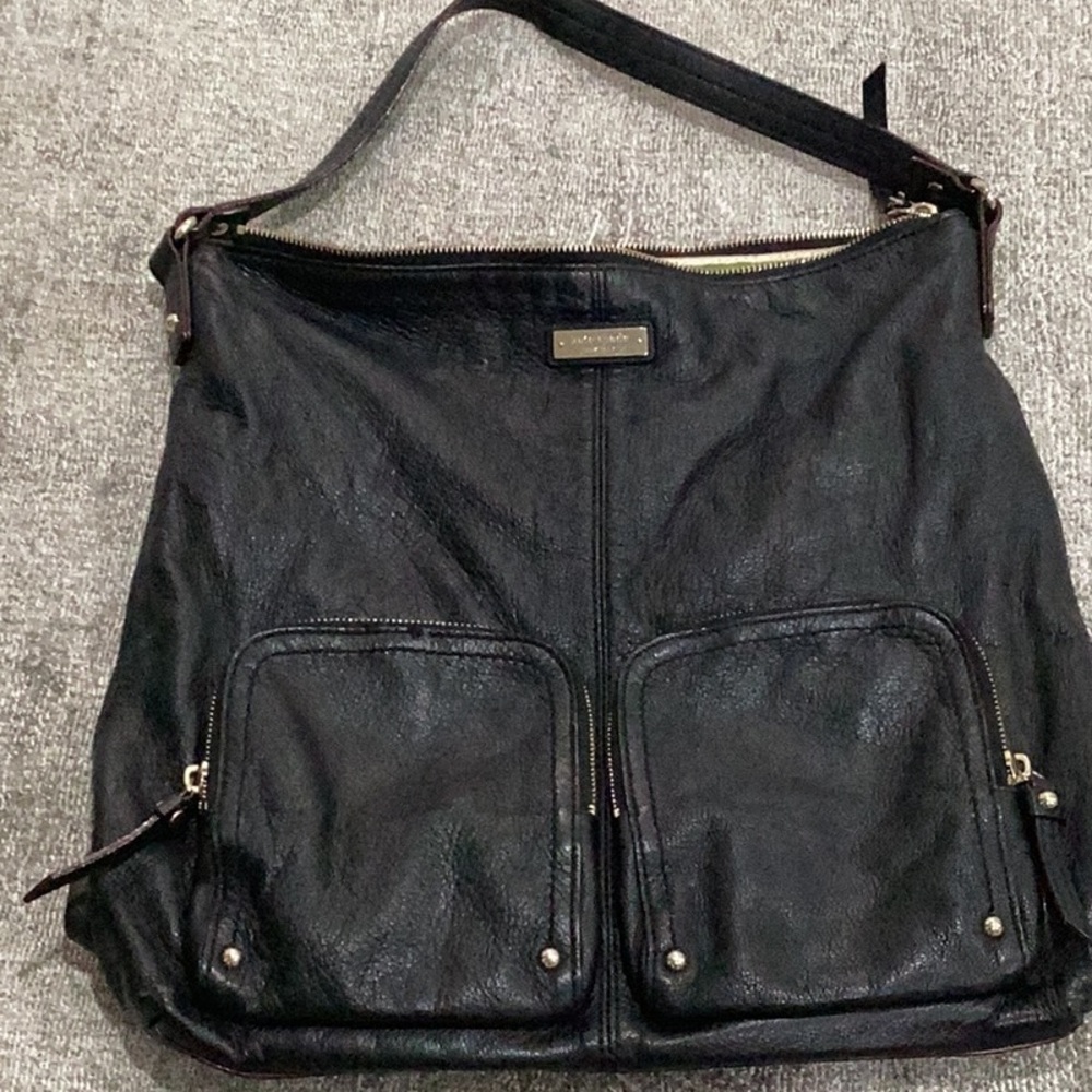 Kate Spade Black Leather Tote